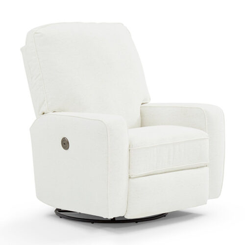 Bilana Modern Swivel Glider Recliner- Power