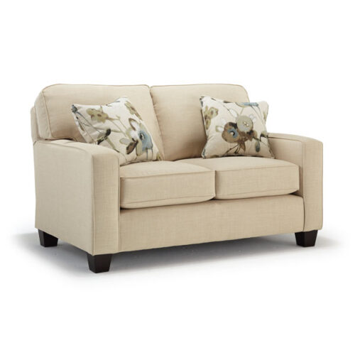 Annabel Rolled Arm Loveseat