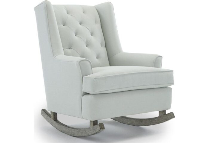Paisley Wingback Rocking Chair - Image 2