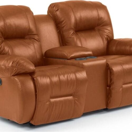 Brinley 2 Rocker Recliner Console Loveseat