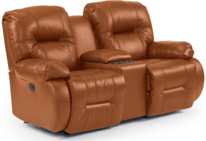 Brinley 2 Rocker Recliner Console Loveseat