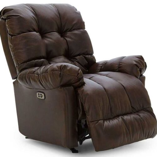 Brosmer Leather Power Rocker Recliner