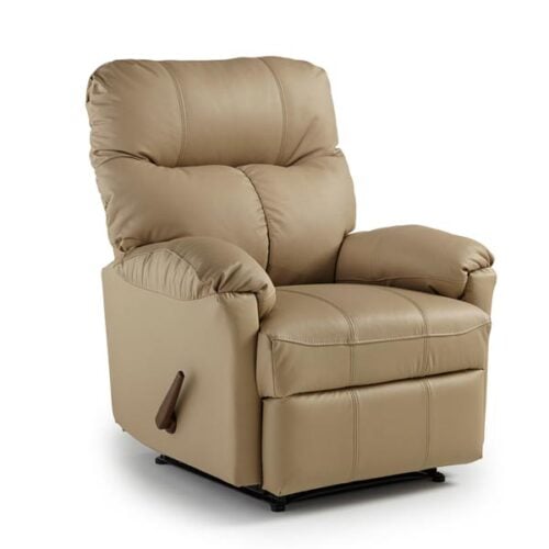 Picot Leather look Recliner