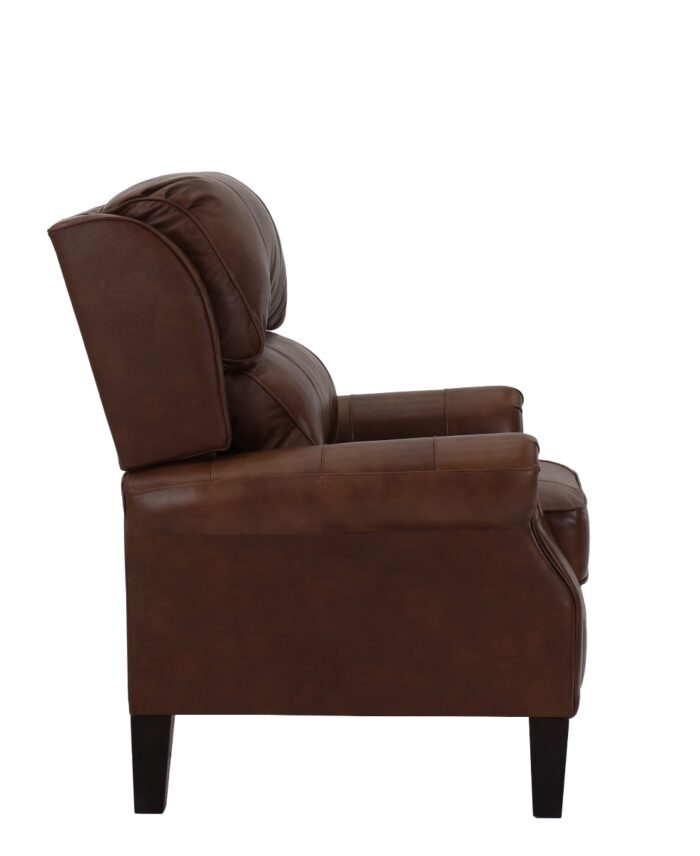 Joanna Nutmeg Leather High Leg Recliner - Image 4