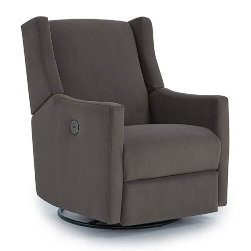Lillian Power Modern Styled Swivel Glider Recliner