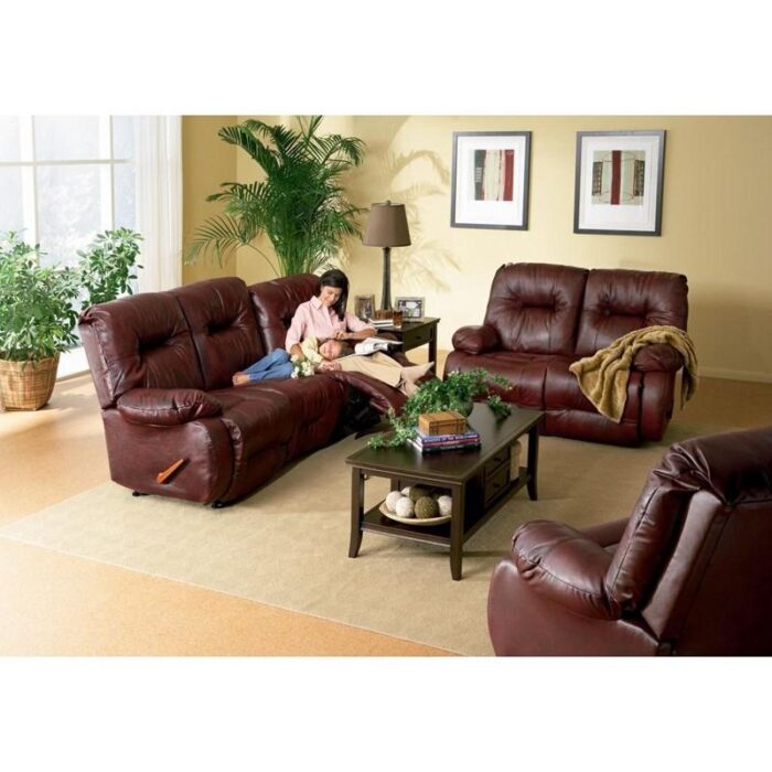 Brinley Reclining Leather Loveseat (L700CA4 73208L) - Image 4