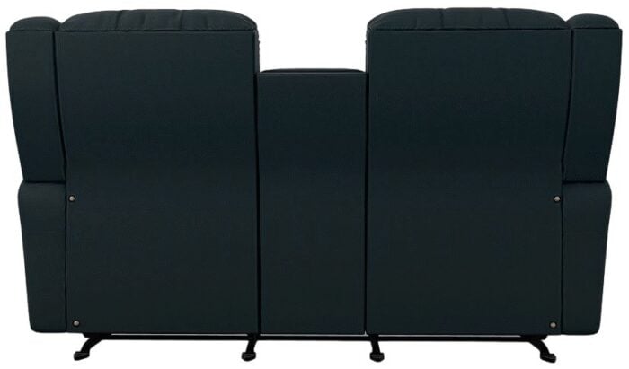 Genet Leather Power Reclining Space Saver® Console Loveseat - Image 4