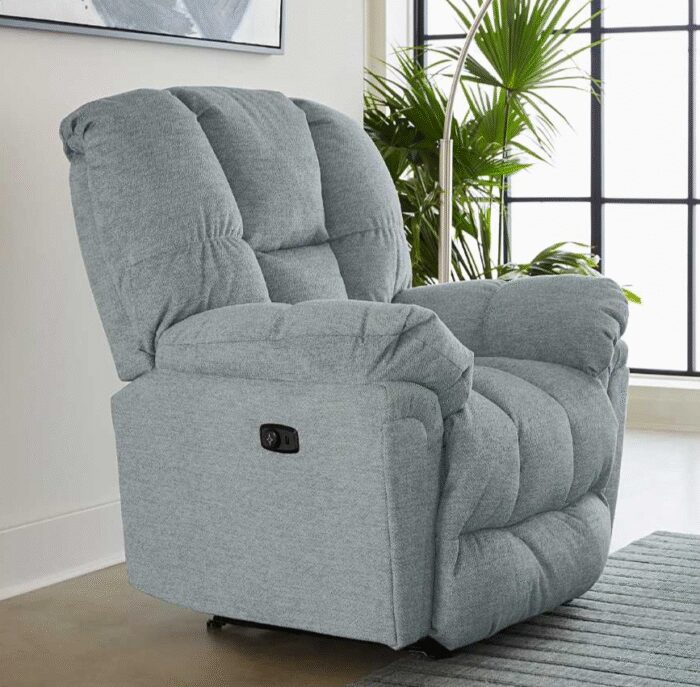 Lucas Power Tilt Headrest Rocker Recliner - Image 5